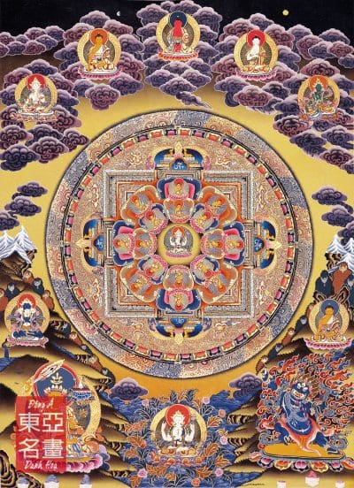 Thangka Mandala (Mã số: MDL19)