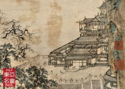 Tiên Sơn Lâu Đồ - Câu Anh (Minh triều) - Ảnh 2