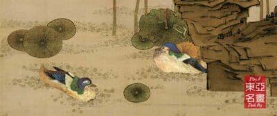 Hà Đường Uyên Ương Đồ - Trần Hồng Thụ (Minh triều) - Ảnh 2